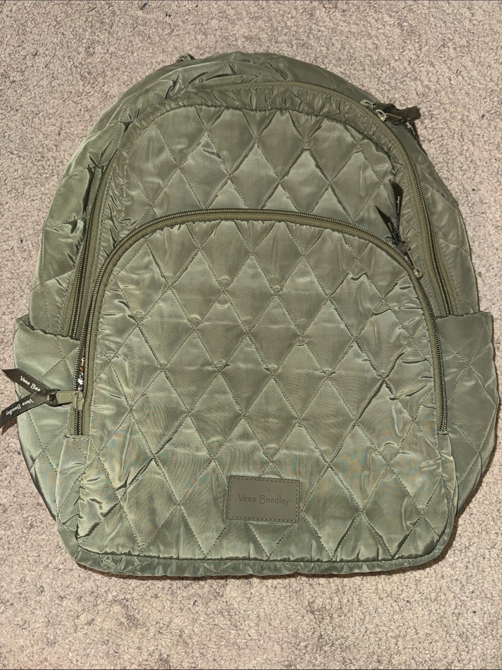 Ver Bradley ultralight sage green backpack - Picture 7 of 13